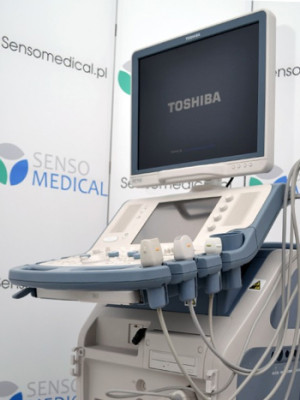 Ultrasonograf klasy PREMIUM Toshiba Xario SSA-660A z kardiologią CW