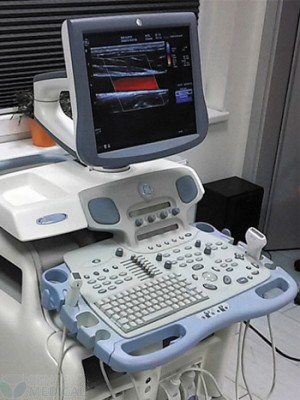 GE Vivid 7 Dimension używany echokardiograf, ultrasonograf, aparat USG