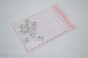 Zestaw przycisków PL do klawiatury GE VIVID S5/S6, P/N: 5427531, GE Almog Keycap Set "POLISH"