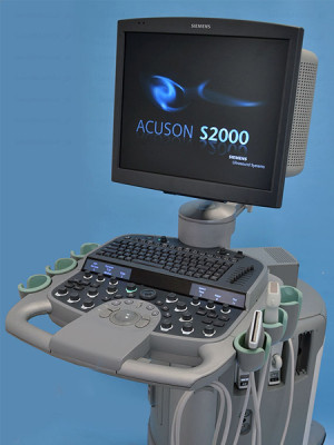 Aparat USG Ultrasonogaf PREMIUM Siemens S2000 Acuson z zaawansaowaną elastografią