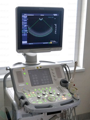 Używany ultrasonograf klasy PREMIUM Toshiba Aplio MX - 2011r.