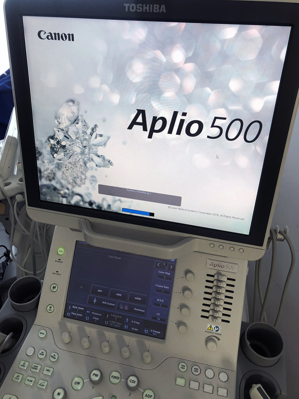 Ultrasonograf klasy PREMIUM Toshiba Aplio 500 TUS-A500