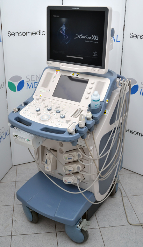 Ultrasonograf klasy PREMIUM USG Toshiba Xario XG SSA-680A CW Doppler UKG