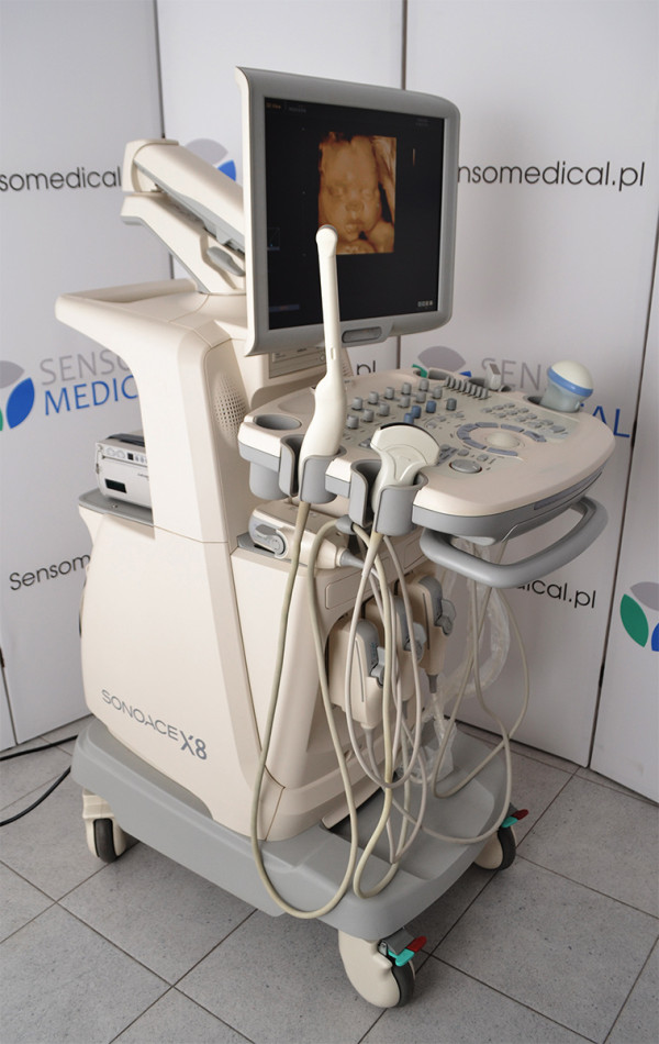 Aparat USG ultrasonograf Medison SonoAce X8 4 głowice obrazowanie 4D