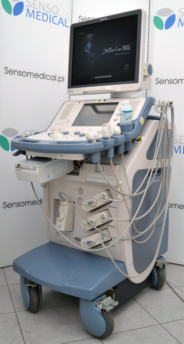 Ultrasonograf klasy PREMIUM USG Toshiba Xario XG SSA-680A CW Doppler UKG
