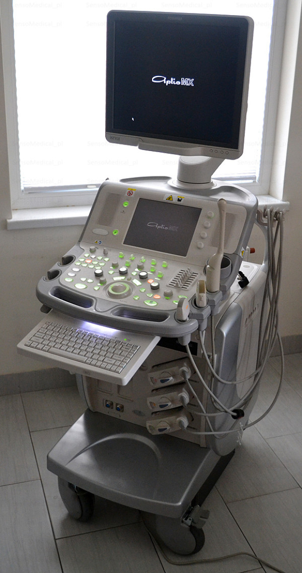 Używany ultrasonograf klasy PREMIUM Toshiba Aplio MX - 2011r.