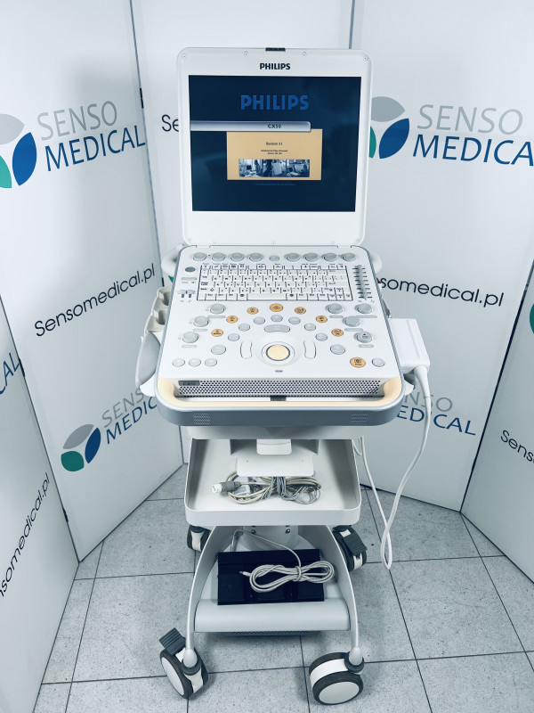 Ultrasonograf przenośny echokardiograf aparat UKG Philips CX50