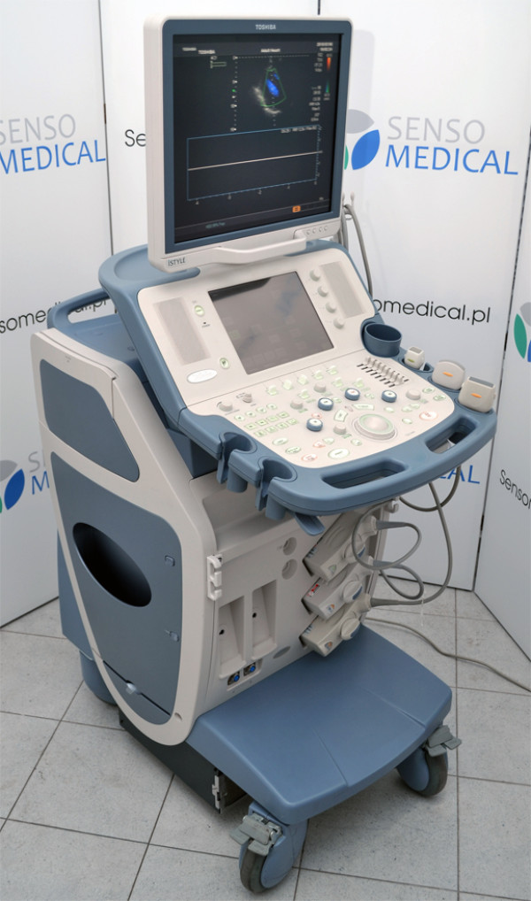 Ultrasonograf klasy PREMIUM Toshiba Xario SSA-660A z kardiologią CW