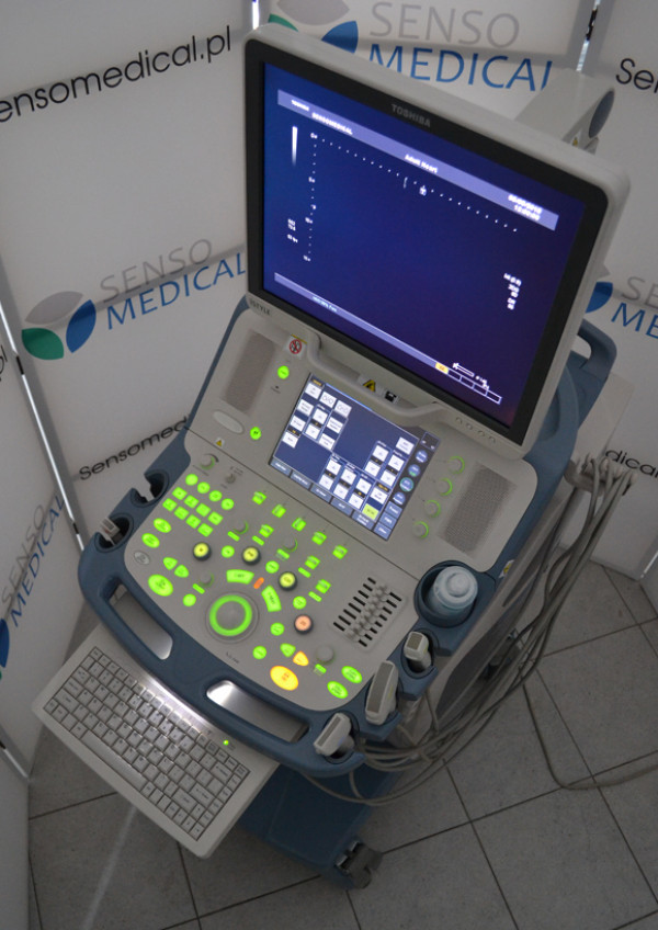 Ultrasonograf klasy PREMIUM USG Toshiba Xario XG SSA-680A CW Doppler UKG