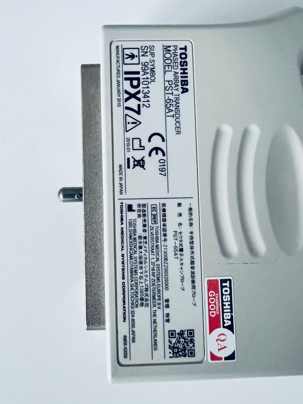 Głowica sonda USG Toshiba Canon PST-65AT, PST65AT 9S4 4.0-9.0 MHz