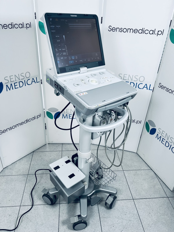 Przenośny aparat USG Toshiba Viamo z wózkiem SSA-640A