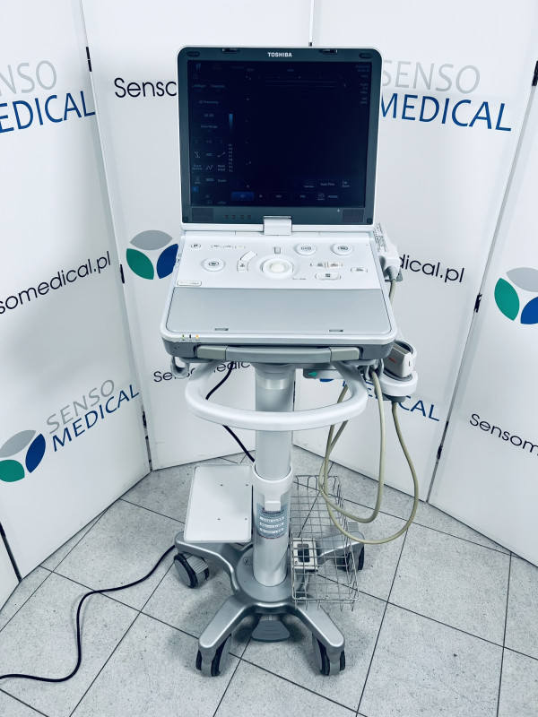 Mobilny aparat USG Toshiba Viamo z wózkiem SSA-640A